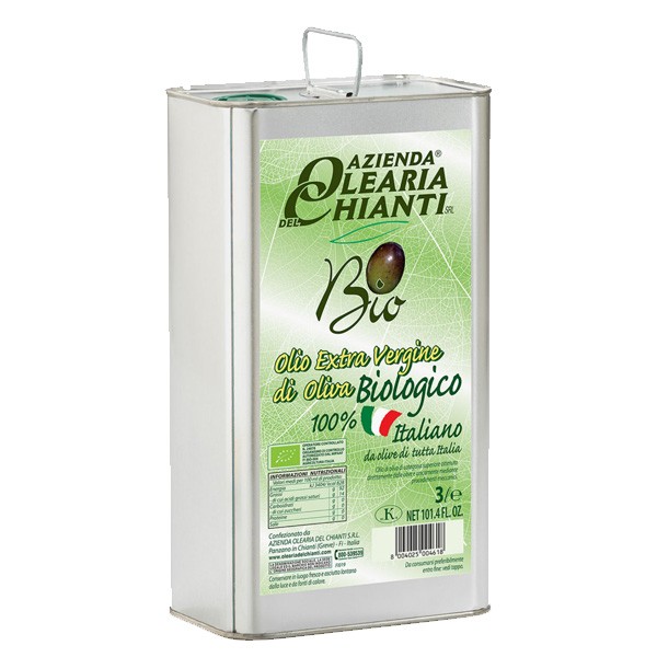 Olio Biologico 3lt. Azienda Olearia del Chianti - 1