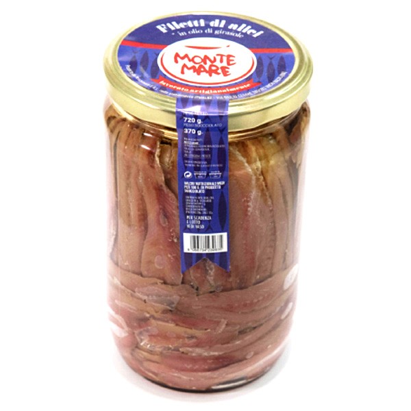 Filetti di Alici 720 g Monte Mare - 1