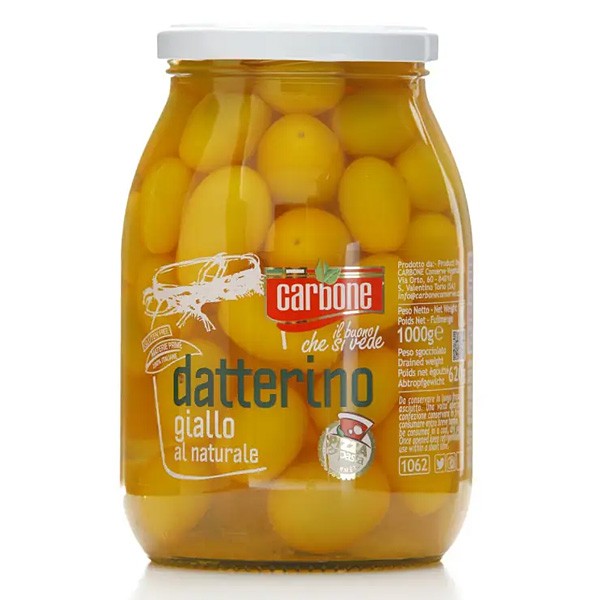 Pomodorino Datterino Giallo al naturale 950 g Carbone - 1