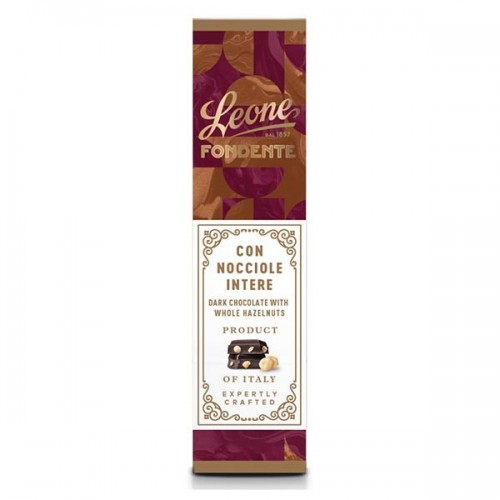 Cioccolata Fondente con Nocciole 55 g Leone - 1