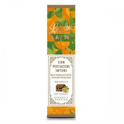 Cioccolata Latte con Pistacchio Siciliano 55 g Leone - 1