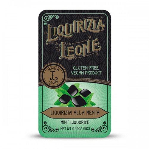 Liquirizia Menta latta 10 g Leone - 1