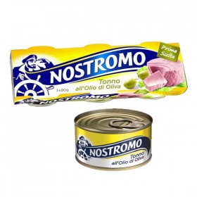 Tonno all'Olio di Oliva 3x70 g Nostromo - 1