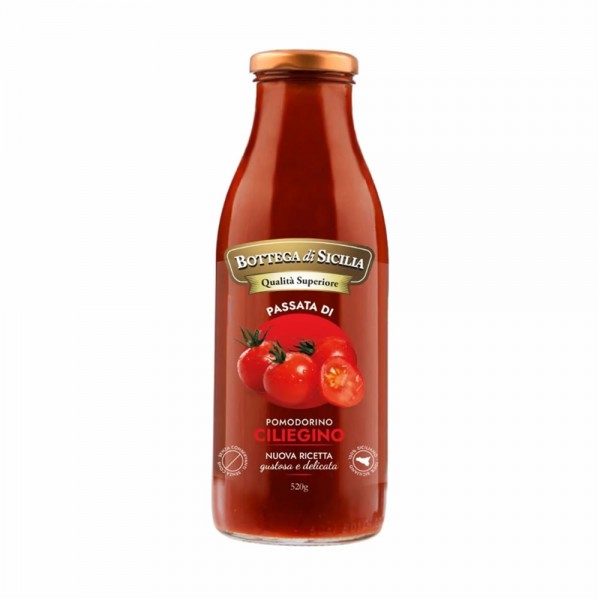 Passata Siciliana Ciliegino 520 g Bottega di Sicilia - 1