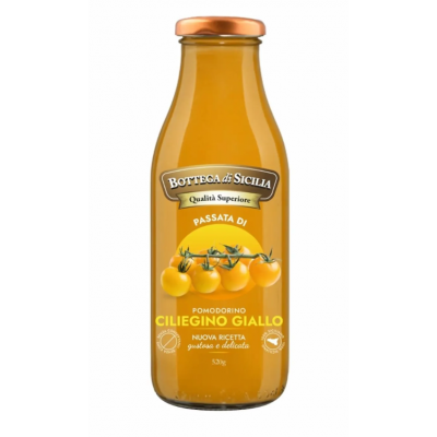 Passata Siciliana Ciliegino Giallo 520 g Bottega di Sicilia - 1