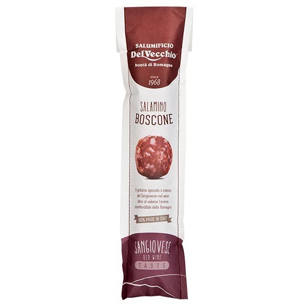 Salamino Boscone Sangiovese 230 g Del Vecchio