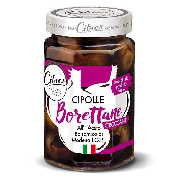 Cipolle Borettane in Aceto Balsamico 290 g Citres - 1