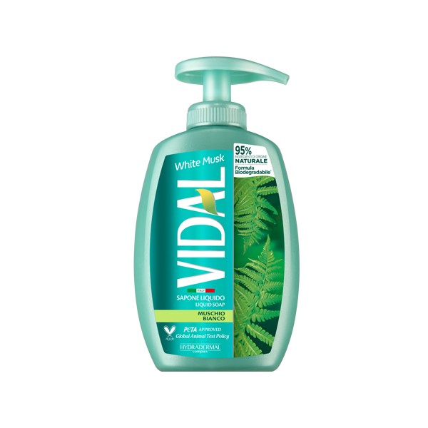 Sapone Liquido Muschio Bianco 250 ml  Vidal - 1