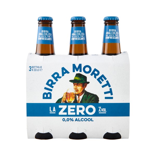 Birra Moretti Zero 33cl 3x33 cl - 1