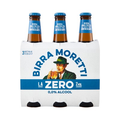 Birra Moretti Zero 33cl 3x33 cl - 1