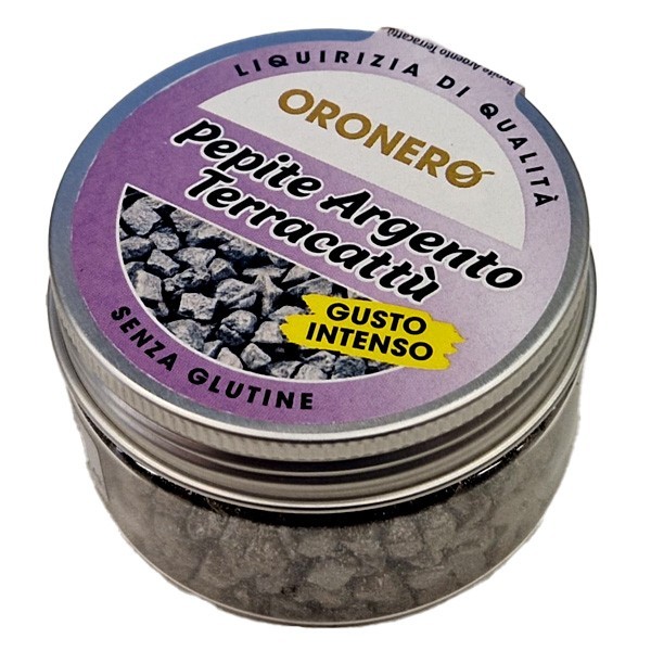 Oronero Liquirizia Pepite Argento Terracattù 70 g Sirea Liquirizia - 1